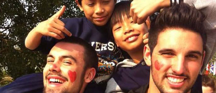 Photos de jeunes canadiens et vietnamiens