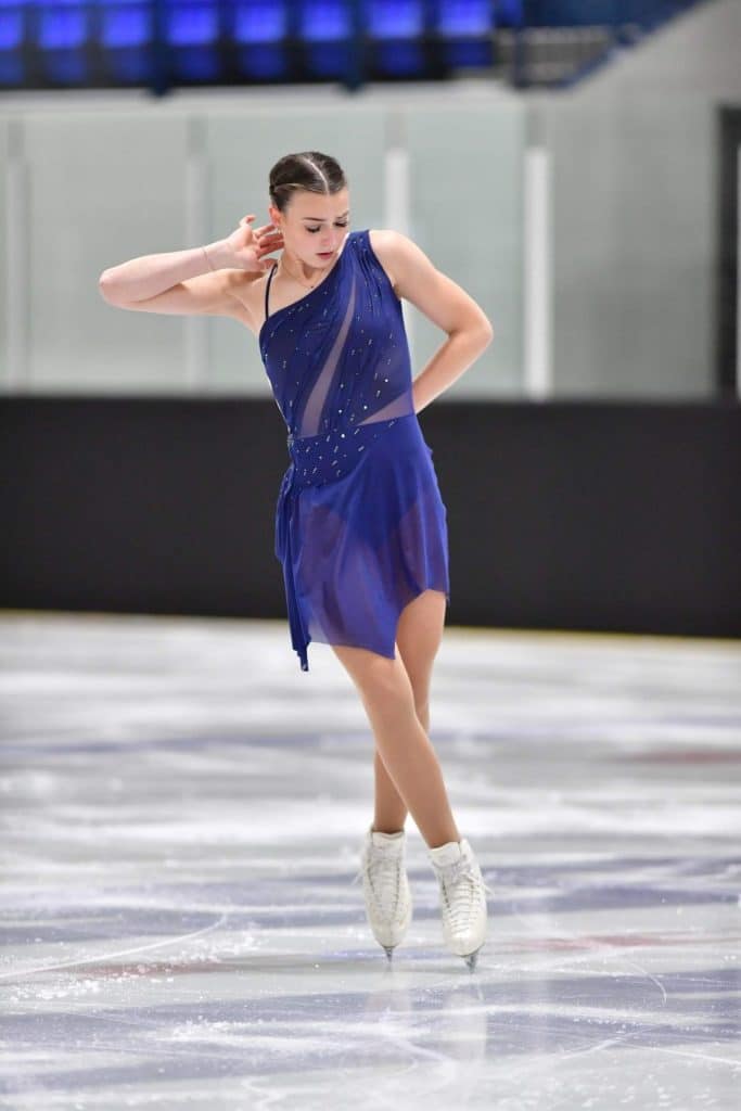 Marie-France D’amour, patineuse artistique et étudiante-athlète au Cégep de Sherbrooke.
